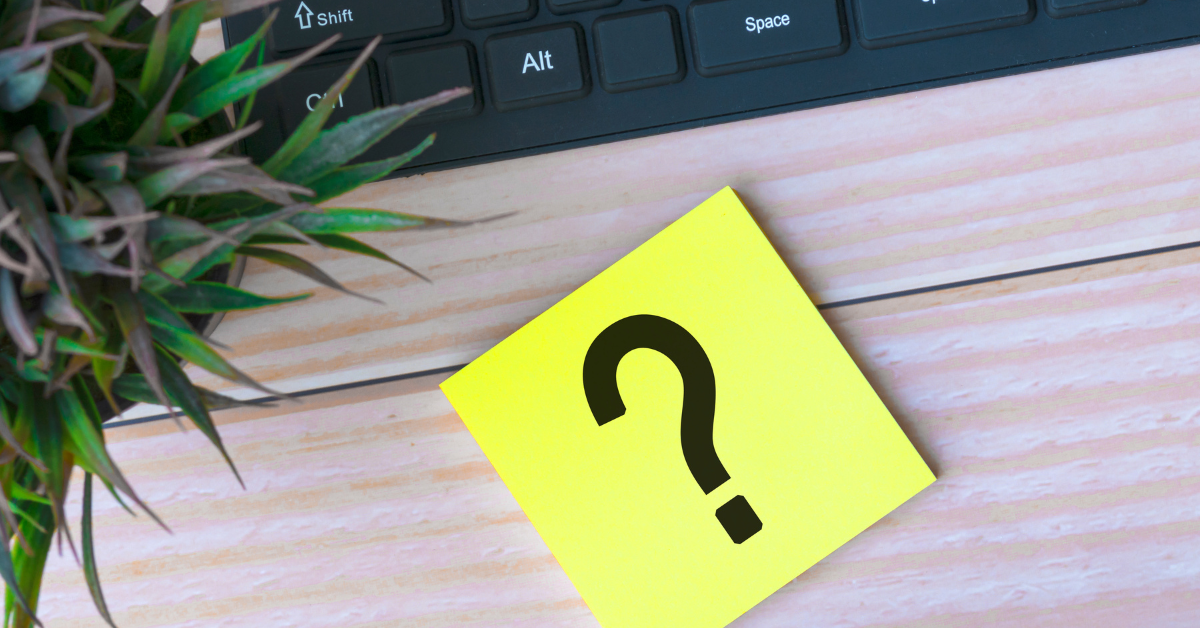 Post-it met vraagteken als symbool voor veelgestelde vragen over de overgang van Wij Doen naar ADXpert